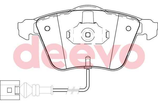 Brake Pad Set, disc brake (BP58460)