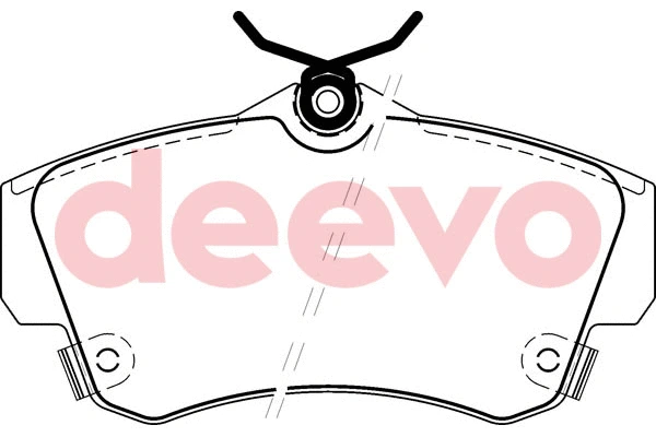 Brake Pad Set, disc brake (BP58100)
