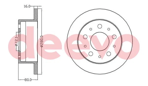 Brake Disc (BD19360)