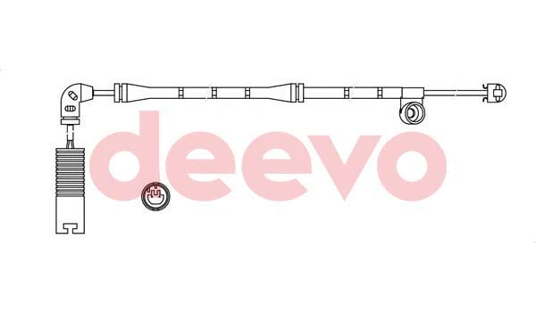 Warning Contact, brake pad wear (BW11480)