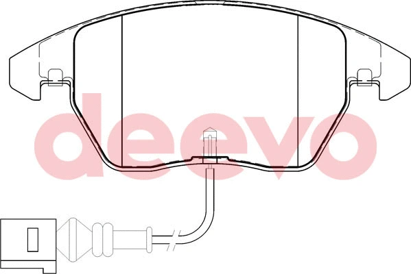 Brake Pad Set, disc brake (BP50480)