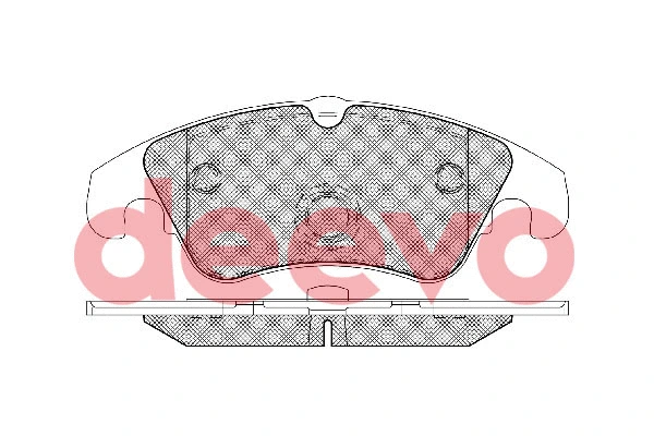 Brake Pad Set, disc brake (BP86580)
