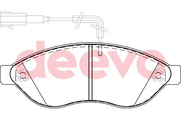 Brake Pad Set, disc brake (BP53040)