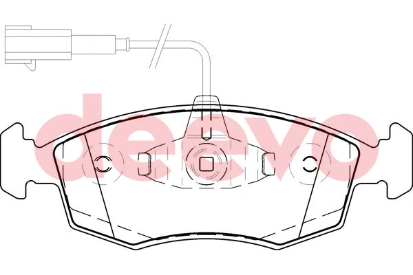 Brake Pad Set, disc brake (BP54800)