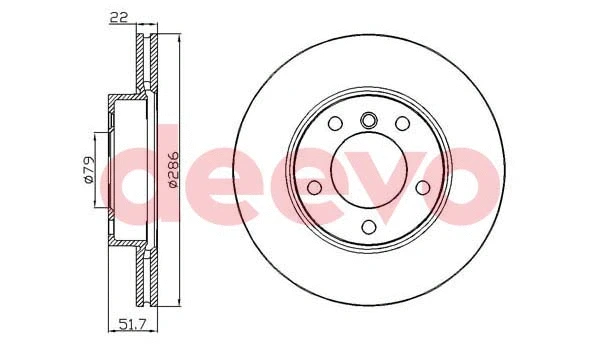 Brake Disc (BD25700)
