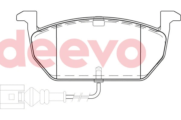 Brake Pad Set, disc brake (BP84540)