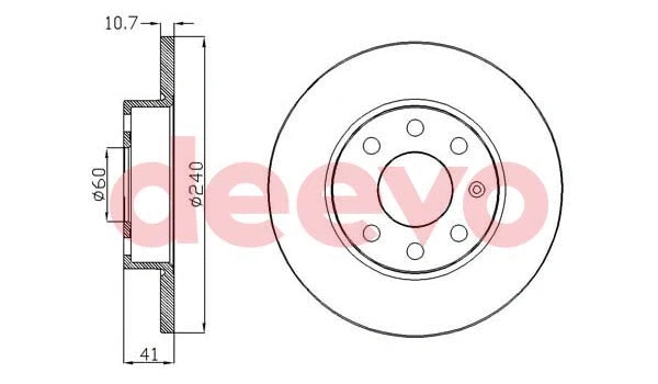 Brake Disc (BD12940)