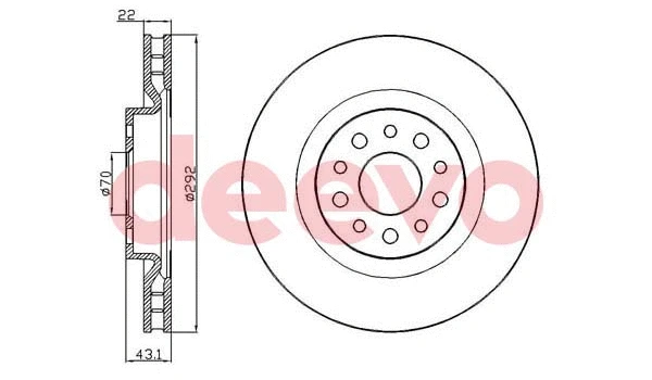 Brake Disc (BD21860)