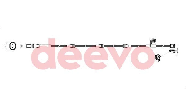 Warning Contact, brake pad wear (BW14820)