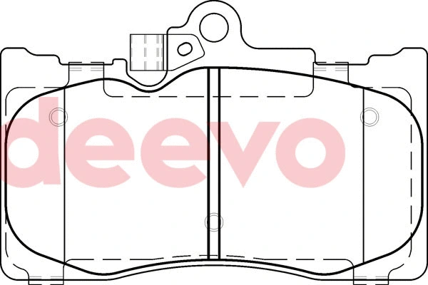 Brake Pad Set, disc brake (BP82260)