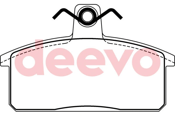 Brake Pad Set, disc brake (BP57460)