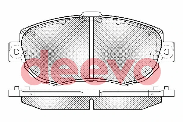 Brake Pad Set, disc brake (BP85480)