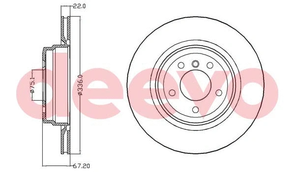 Brake Disc (BD18820)