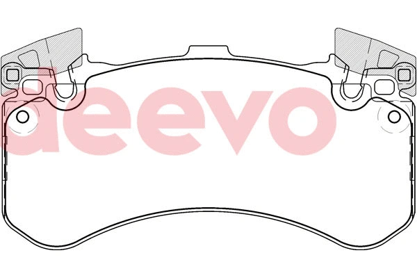 Brake Pad Set, disc brake (BP82420)