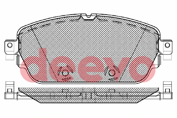Brake Pad Set, disc brake (BP85180)