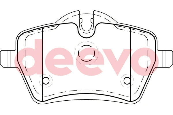 Brake Pad Set, disc brake (BP54420)