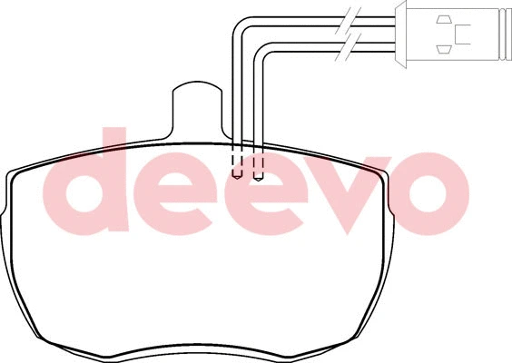 Brake Pad Set, disc brake (BP60460)