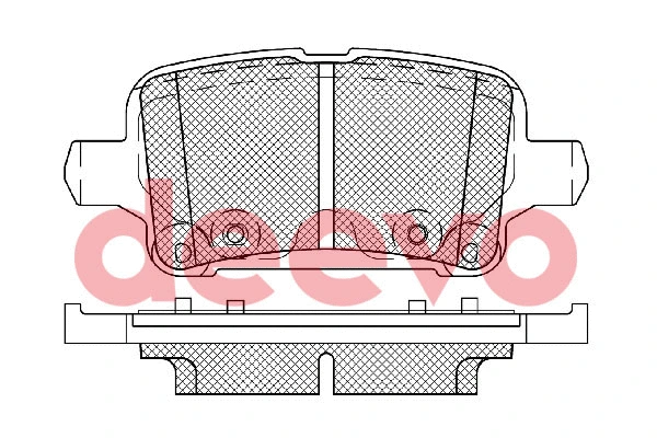 Brake Pad Set, disc brake (BP87780)