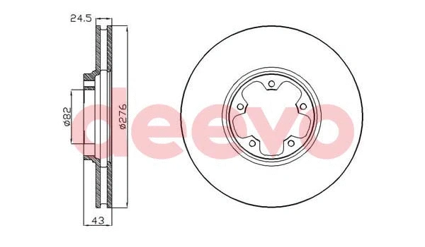 Brake Disc (BD13080)