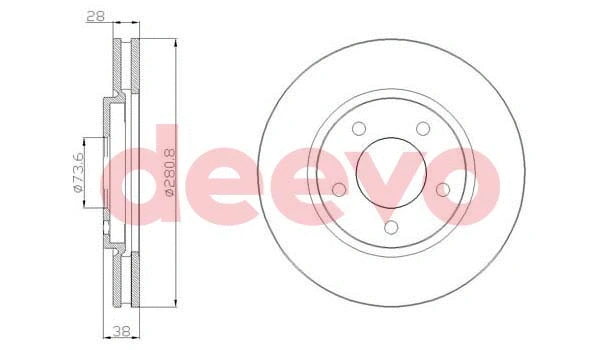 Brake Disc (BD13880)