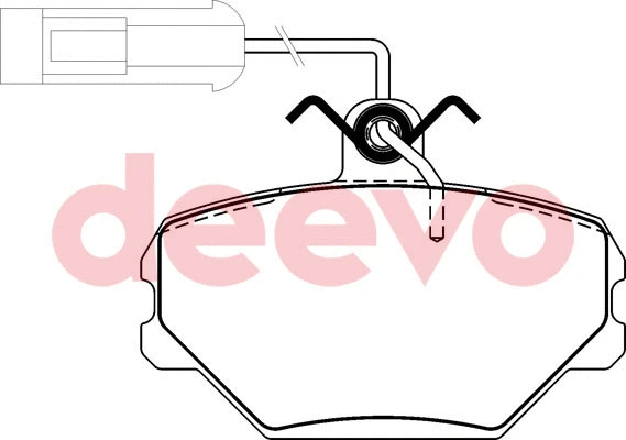 Brake Pad Set, disc brake (BP54960)