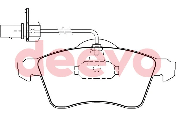 Brake Pad Set, disc brake (BP63540)