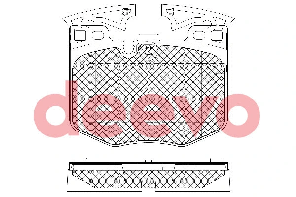 Brake Pad Set, disc brake (BP87740)
