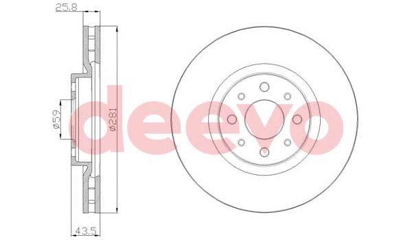 Brake Disc (BD15100)