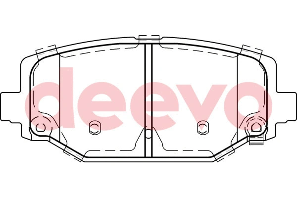 Brake Pad Set, disc brake (BP58160)