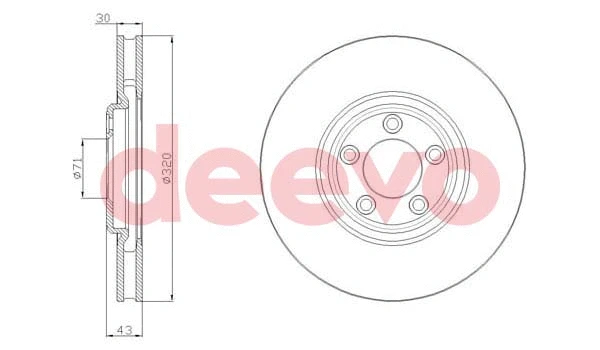 Brake Disc (BD18880)