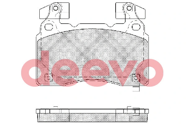 Brake Pad Set, disc brake (BP87720)