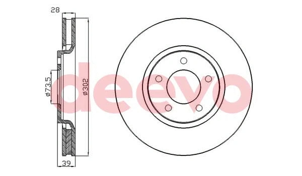 Brake Disc (BD13900)