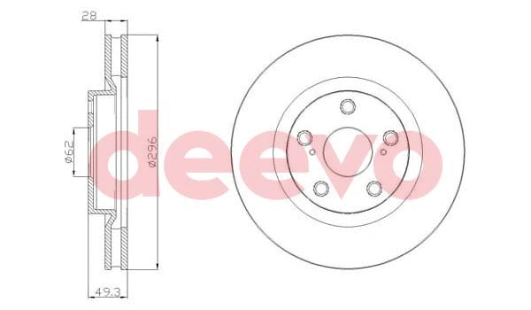 Brake Disc (BD19620)