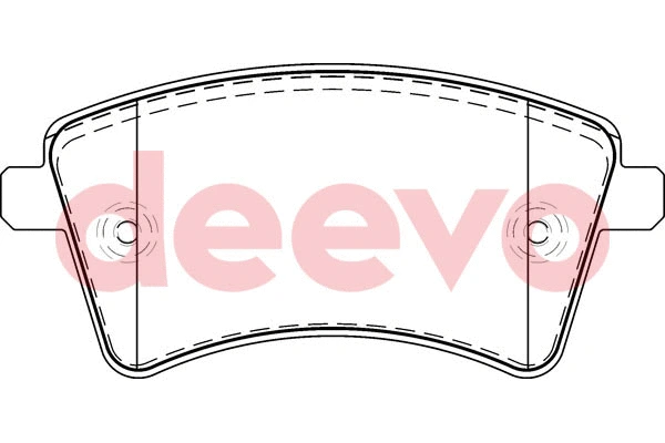 Brake Pad Set, disc brake (BP54020)