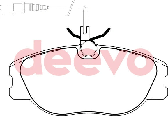 Brake Pad Set, disc brake (BP52600)
