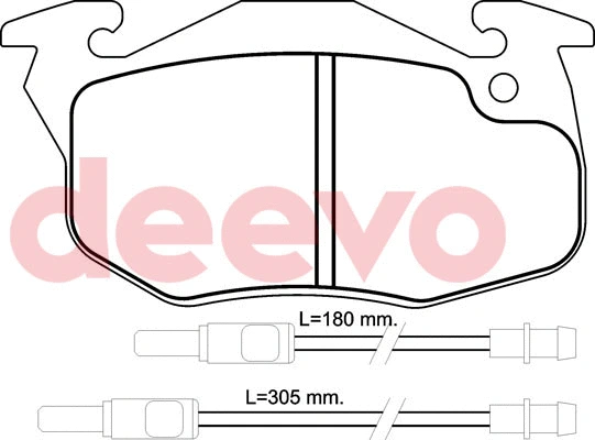 Brake Pad Set, disc brake (BP72380)