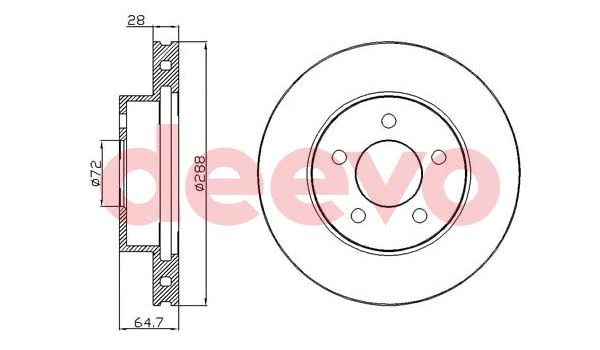 Brake Disc (BD17540)