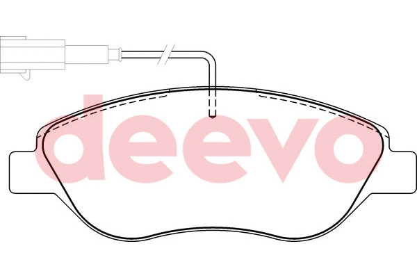 Brake Pad Set, disc brake (BP51160)