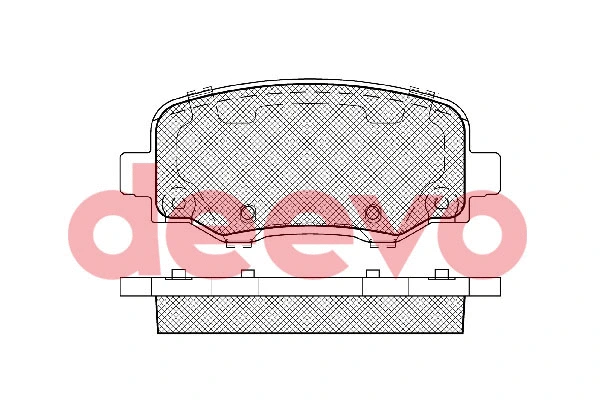 Brake Pad Set, disc brake (BP85700)