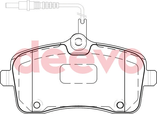 Brake Pad Set, disc brake (BP54840)