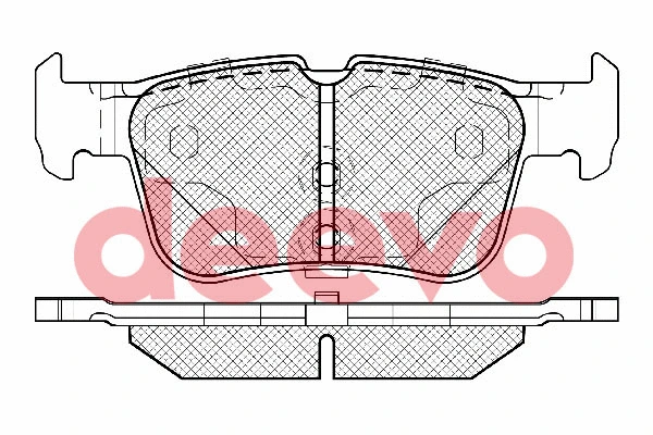 Brake Pad Set, disc brake (BP85320)
