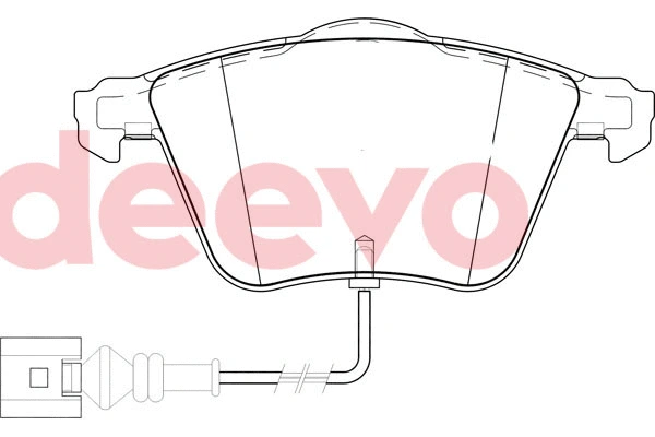 Brake Pad Set, disc brake (BP83800)