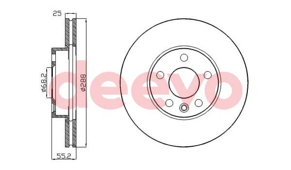 Brake Disc (BD32820)