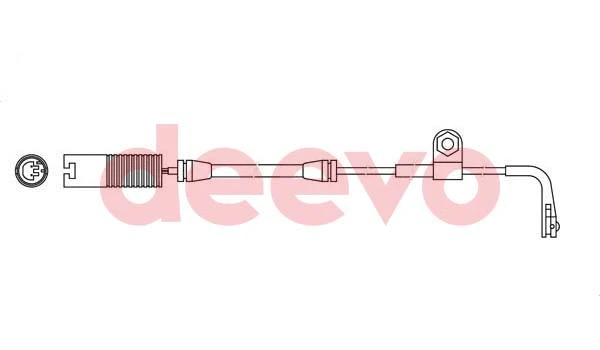 Warning Contact, brake pad wear (BW10720)