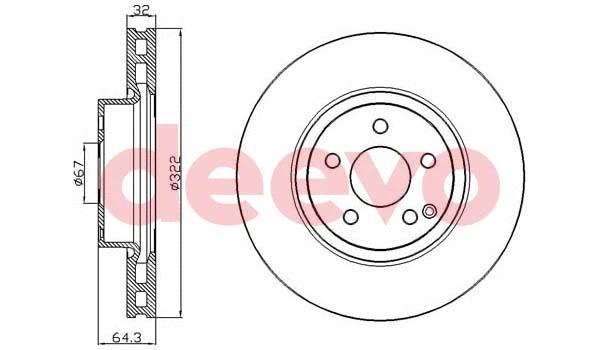 Brake Disc (BD24180)