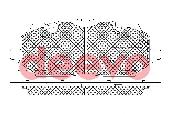 Brake Pad Set, disc brake (BP86040)