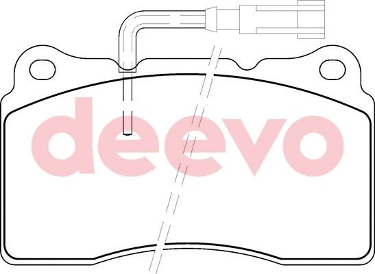Brake Pad Set, disc brake (BP54440)