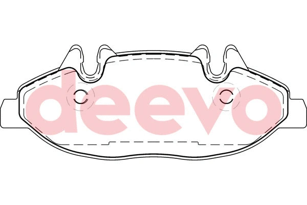 Brake Pad Set, disc brake (BP54740)