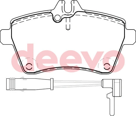 Brake Pad Set, disc brake (BP50580)