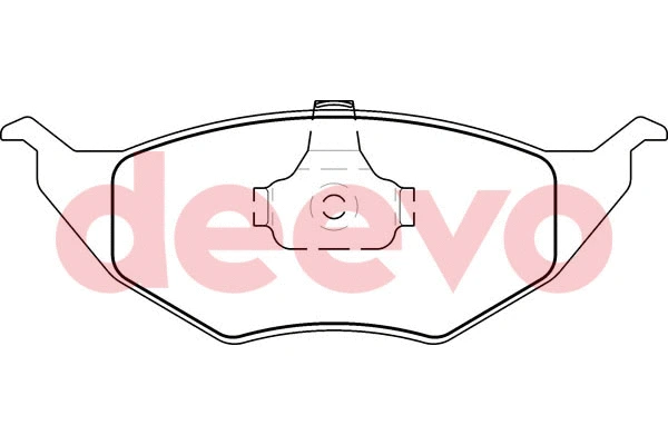 Brake Pad Set, disc brake (BP59640)